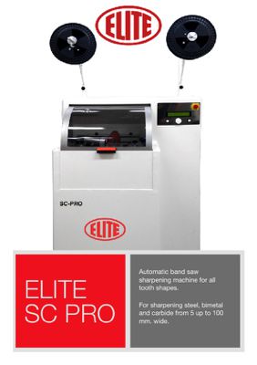 Automatic band saw sharpening machine ELITE SC PRO leaflet